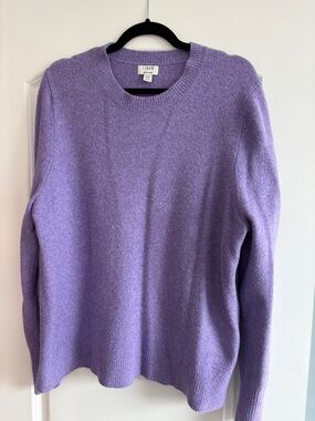 J. Crew Extra Soft Lilac Crewneck Sweater